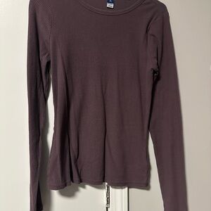 Old Navy Women's Plum Long Sleeve Tee